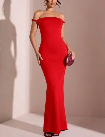 Rochie lunga SHEIN, rosu