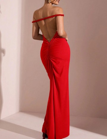 Rochie lunga SHEIN, rosu