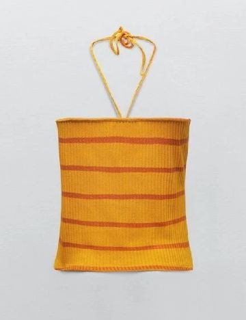 Top Zara, portocaliu