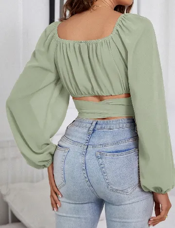 Top SHEIN, verde