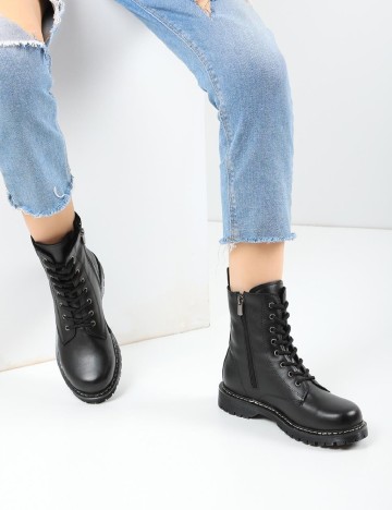 Ghete Fox Shoes, negru