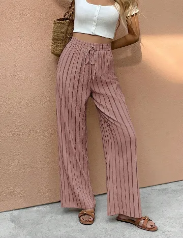 Pantaloni SHEIN, roz