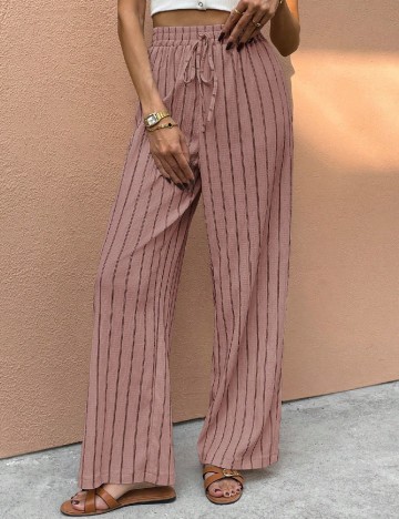 Pantaloni SHEIN, roz