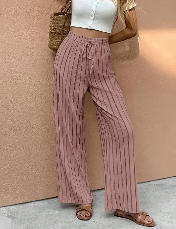 Pantaloni SHEIN, roz