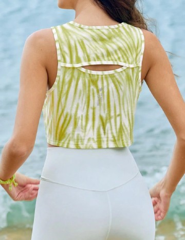 Top In My Nature, alb/verde