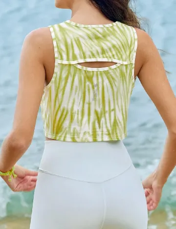 Top In My Nature, alb/verde
