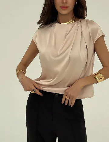 Bluza SHEIN, maro deschis