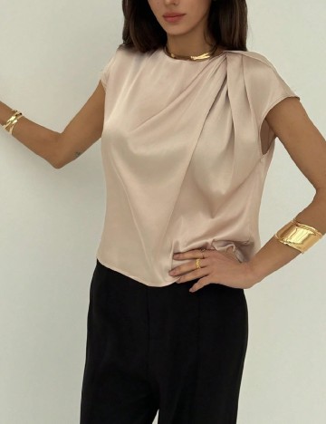 Bluza SHEIN, maro deschis