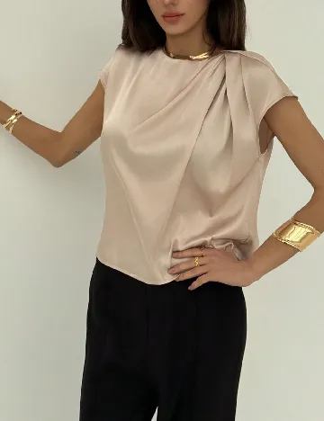 Bluza SHEIN, maro deschis
