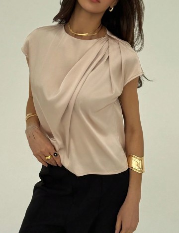 Bluza SHEIN, maro deschis