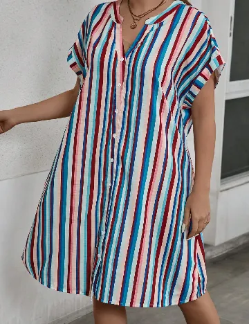 Rochie medie SHEIN CURVE, mix culori
