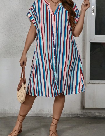 Rochie medie SHEIN CURVE, mix culori
