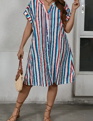 Rochie medie SHEIN CURVE, mix culori