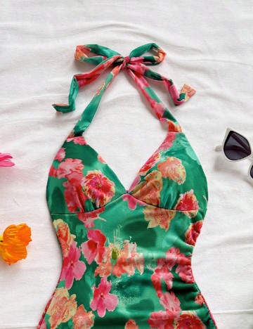 Rochie scurta SHEIN, floral print