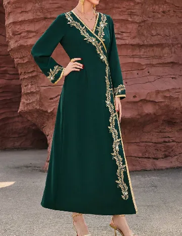 Rochie lunga SHEIN, verde