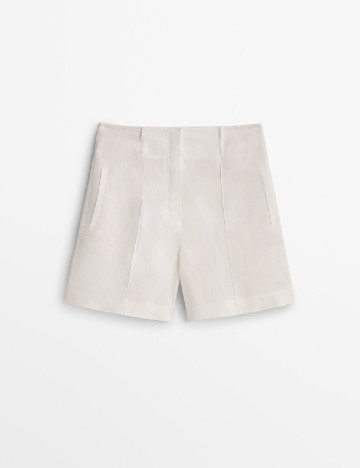 Pantaloni scurti Massimo Dutti, albastru