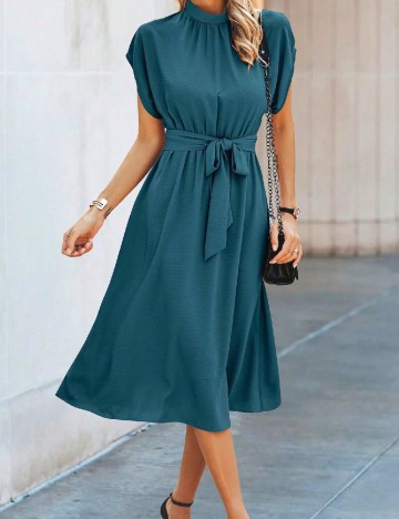 Rochie medie SHEIN, albastru