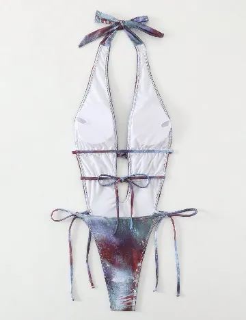 Costum de baie SHEIN, mix culori