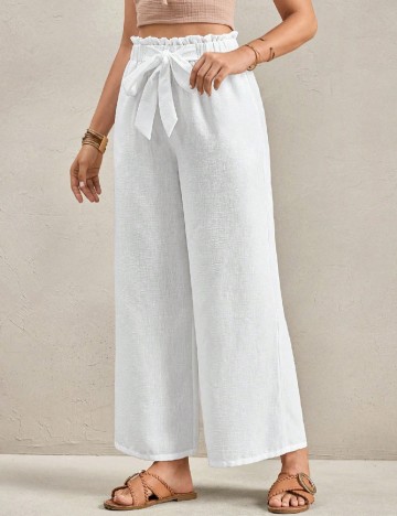 Pantaloni SHEIN, alb