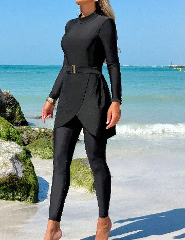 Costum de baie SHEIN, negru