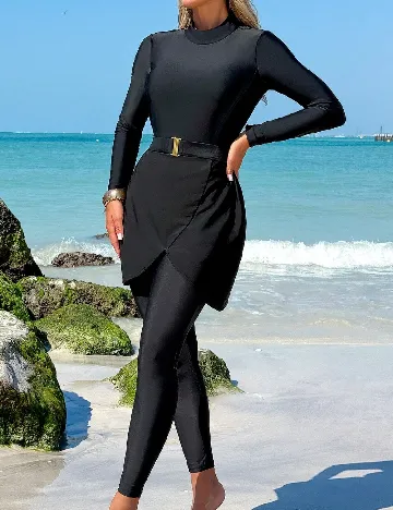 Costum de baie SHEIN, negru