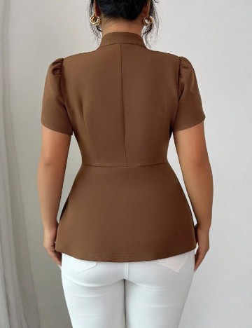 Bluza SHEIN CURVE, maro