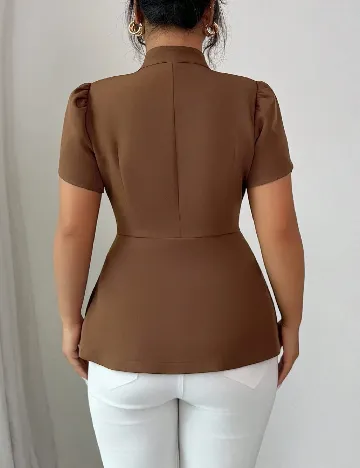 Bluza SHEIN CURVE, maro