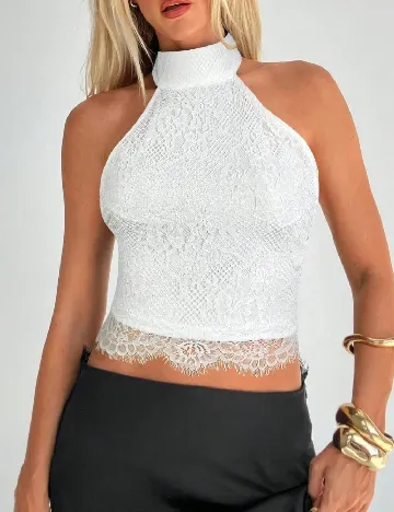 Top SHEIN, alb