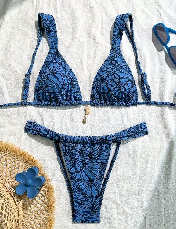 Costum de baie SHEIN, albastru