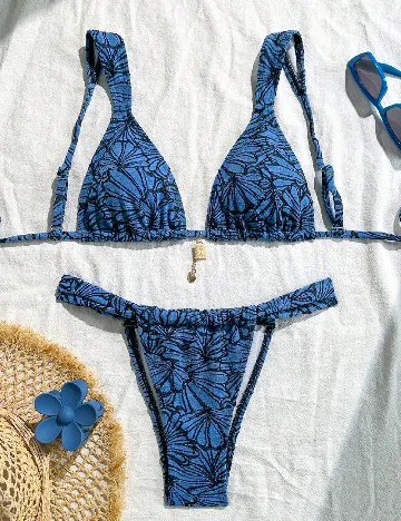 Costum de baie SHEIN, albastru