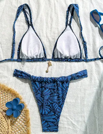 Costum de baie SHEIN, albastru