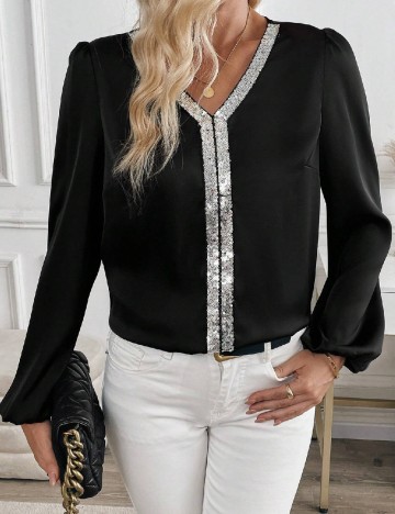 Bluza SHEIN, negru
