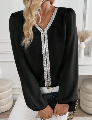 Bluza SHEIN, negru