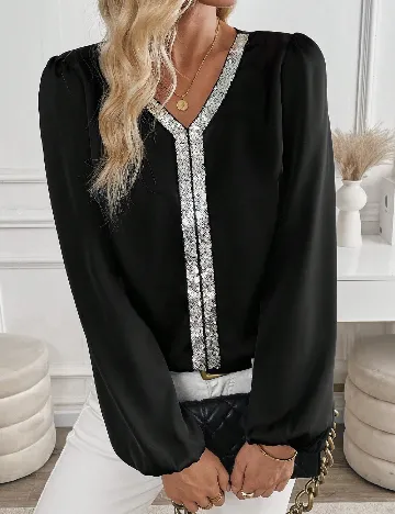 Bluza SHEIN, negru