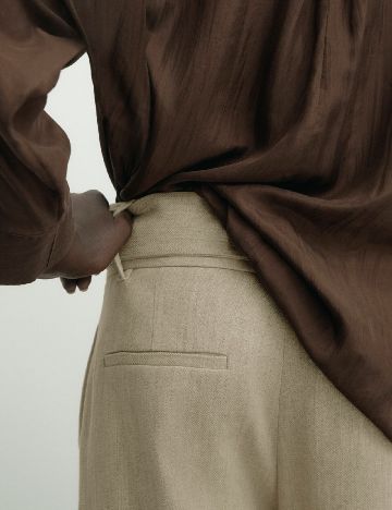 Pantaloni Massimo Dutti, kaki