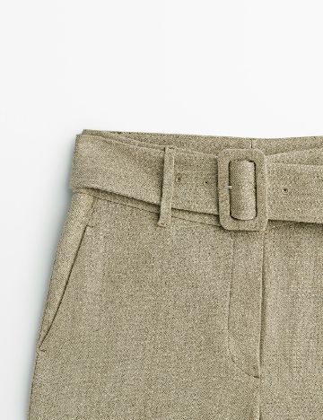 Pantaloni Massimo Dutti, kaki