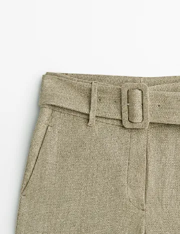 Pantaloni Massimo Dutti, kaki