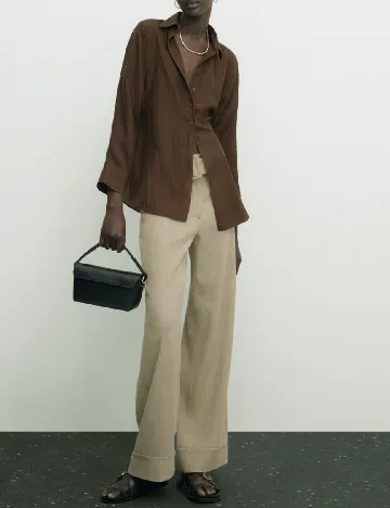 Pantaloni Massimo Dutti, kaki