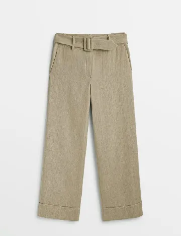 Pantaloni Massimo Dutti, kaki