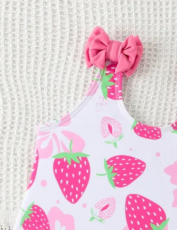 Costum de baie Shein Kids, alb