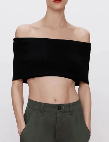 Top Zara, negru