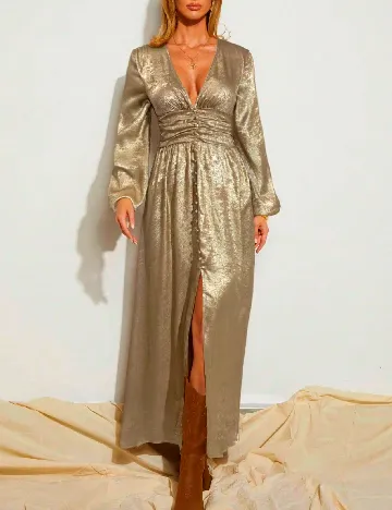 Rochie lunga SHEIN, auriu