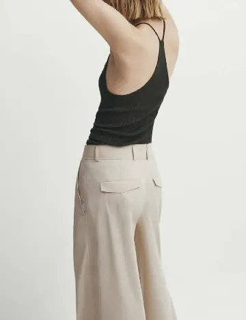 Pantaloni Massimo Dutti, bej