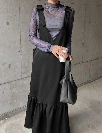 Sarafan Friful, negru