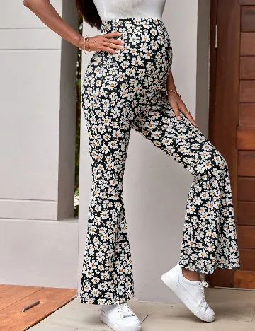 Pantaloni SHEIN Maternity, floral print