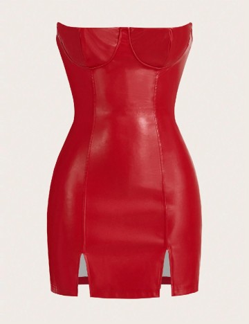 Rochie scurta SHEIN, rosu