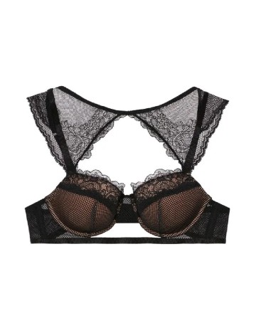 Sutien Intimissimi, negru/crem