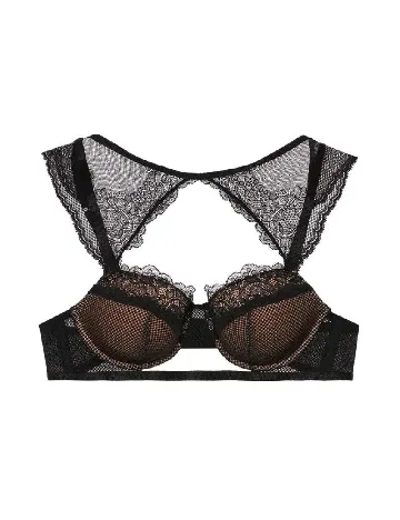 Sutien Intimissimi, negru/crem