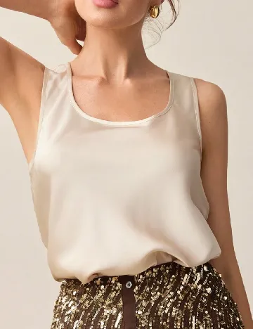Top SHEIN, crem