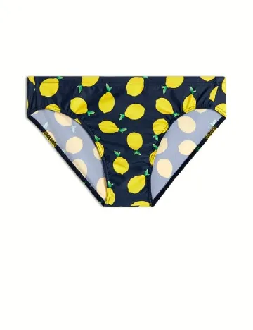 Chilot de  baie Intimissimi, bleumarin/galben